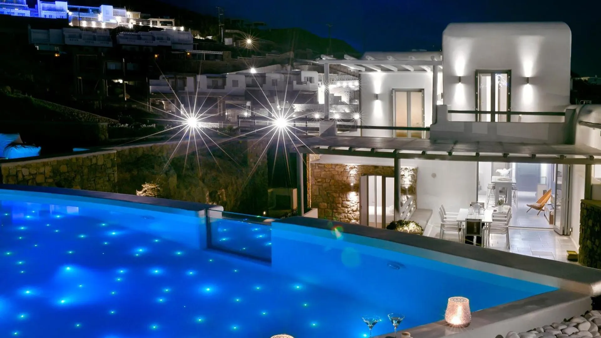Villa Sapphire 6Bed With Pool And Hot Tub In Ornos 0*, 奥诺斯 希腊