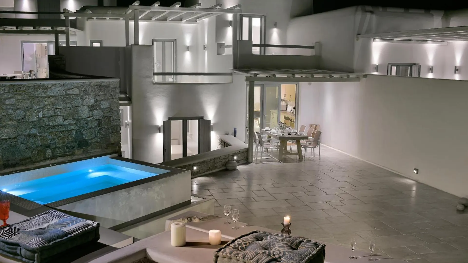 Villa Sapphire 6Bed With Pool And Hot Tub In Ornos 希腊