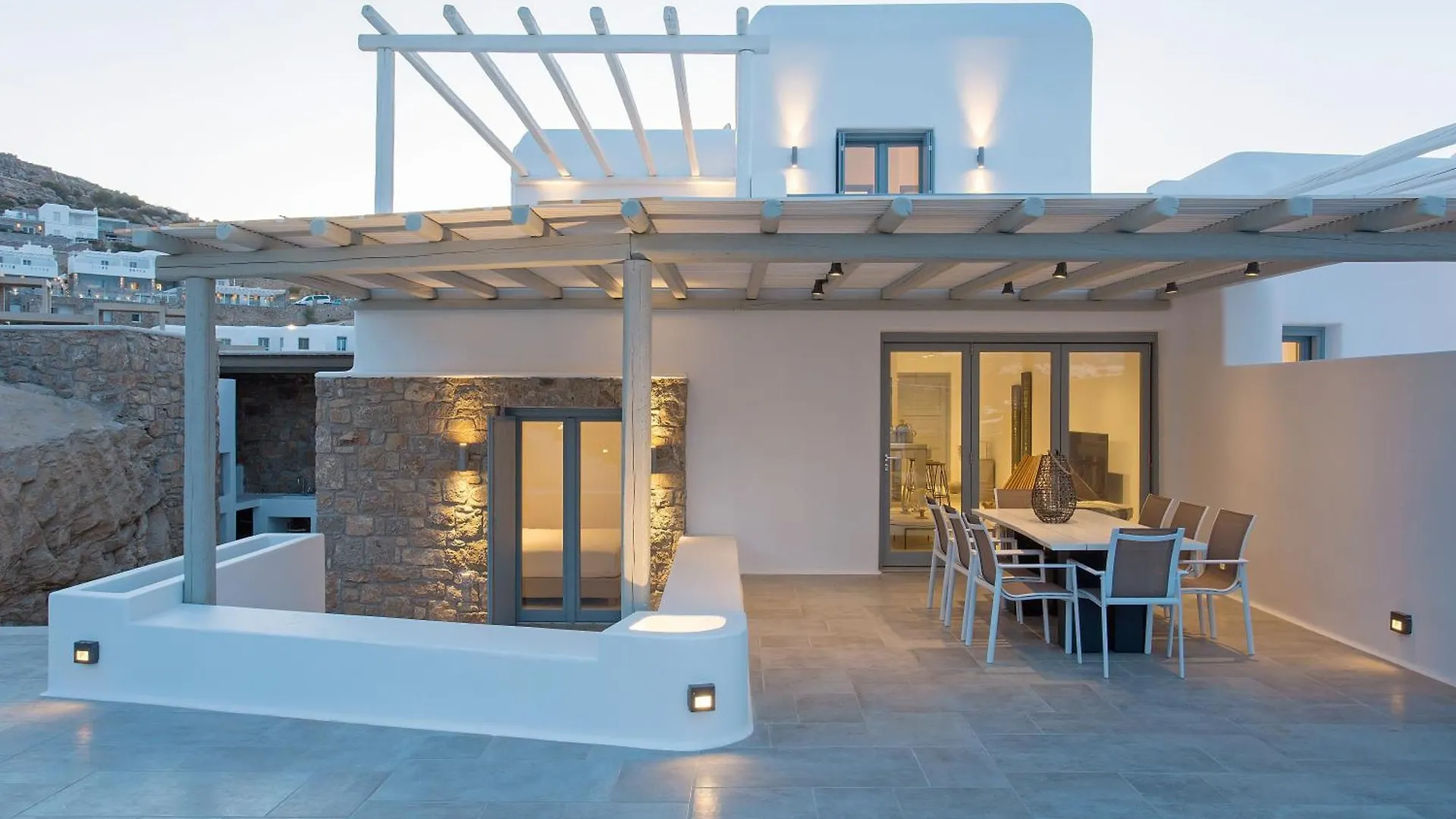 Villa Sapphire 6Bed With Pool And Hot Tub In Ornos 0*, 奥诺斯