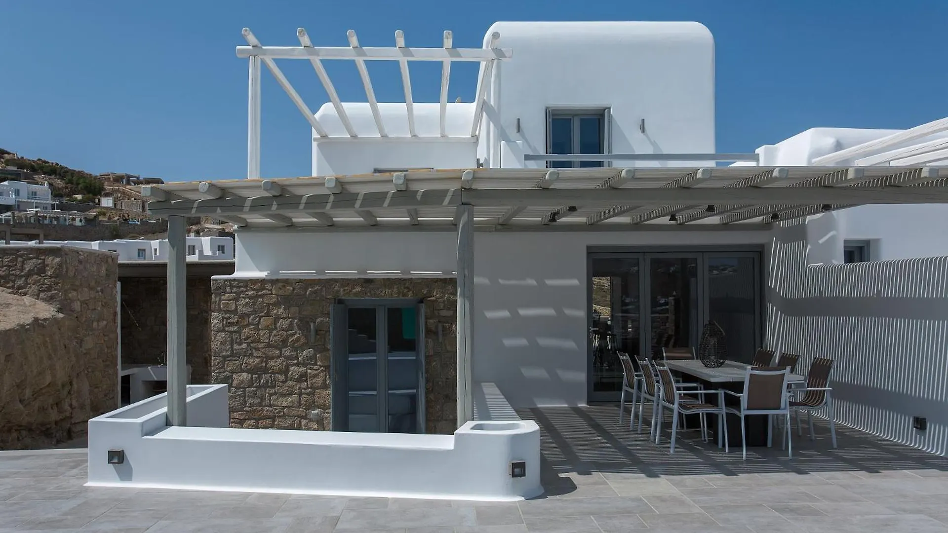 Villa Sapphire 6Bed With Pool And Hot Tub In Ornos 0*, 奥诺斯 希腊