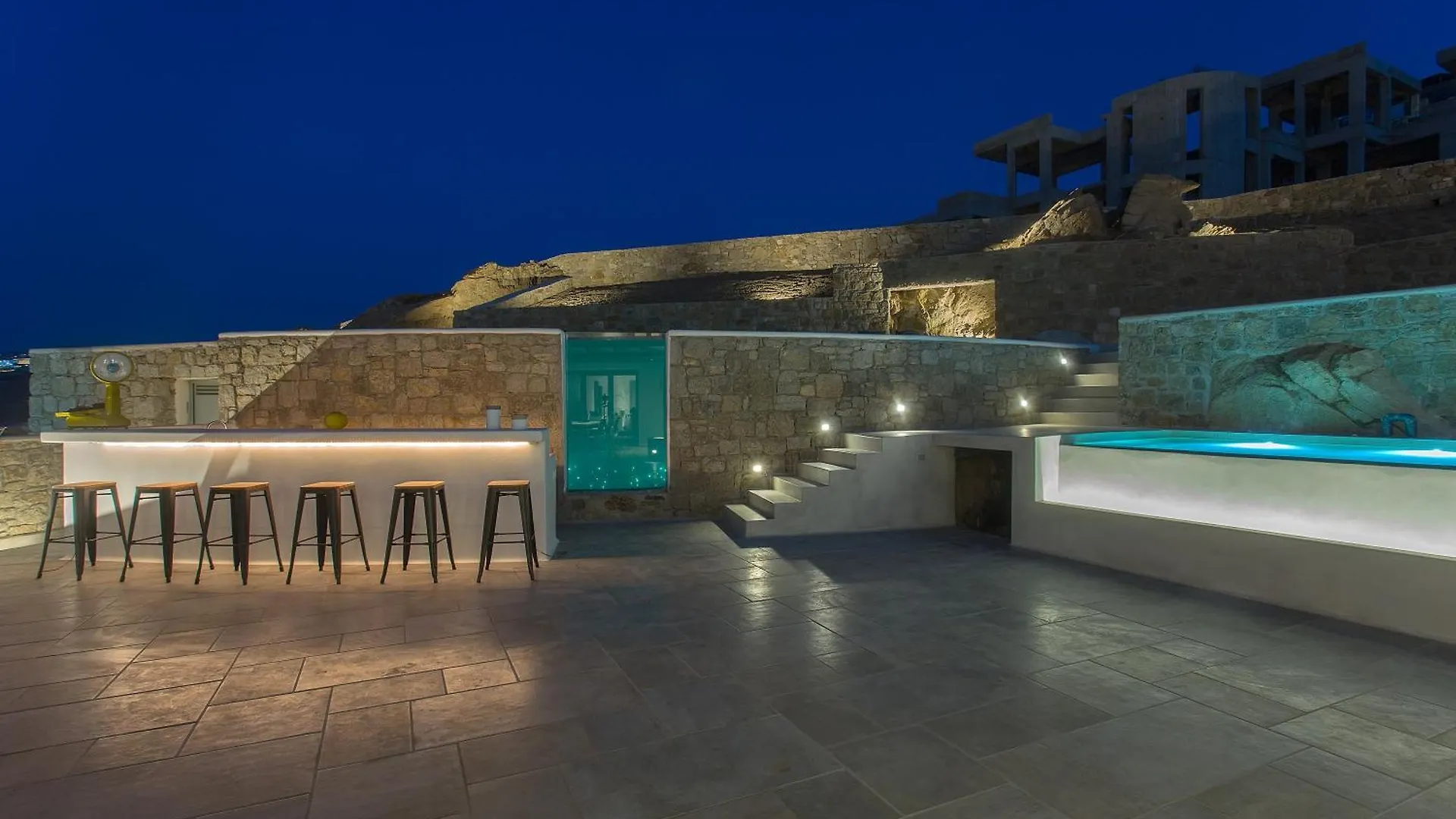 Villa Sapphire 6Bed With Pool And Hot Tub In Ornos  奥诺斯